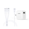 单口2A快充3合1线套装【ABS/白色】