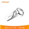 台电（Teclast）8GB USB2.0 金属U盘 NEX系列 亮银色 招标投标小U盘 防水抗摔便携圆环车载优盘