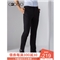 G2000舒适耐磨直筒西裤男士修身职业商务正装坠感休闲西服裤子00051121 黑色/99 33/175