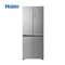 海尔四门十字双对开门多门变频风冷无霜BCD-406WDPD升家用电冰箱【不锈钢/深空灰】