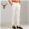十米布 那不勒斯白色西裤男商务休闲长裤修身巴黎扣西装裤子春季新品 白色 29