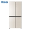 海尔冰箱十字对开门四开门风冷无霜玻璃面板双变频BCD-469WDCO【彩晶玻璃/布朗灰】