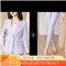 珂曼苏品牌女装紫色小西装套装女2020年秋季气质休闲职业西服外套韩版名媛小香风 西装+裤子 S