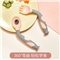 宝宝学吃饭可弯曲叉勺套装【PP+TPE/图片色】