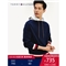 TOMMY HILFIGER男装2020春季拼接撞色连帽套头针织衫 MW0MW13128 藏青色DW5 M
