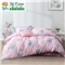 安妮花园 床单三件套(被套1件床单1件枕套1件)(适合1.2米床)【纯棉/粉】